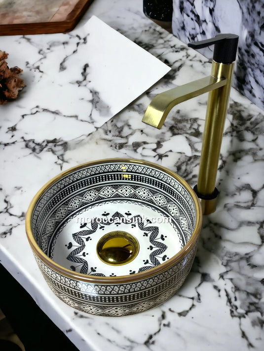 Moroccan Artisanal Farmhouse Basin