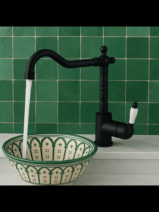 Vintage Brass Faucet Versatile single-hole unlacquered #19