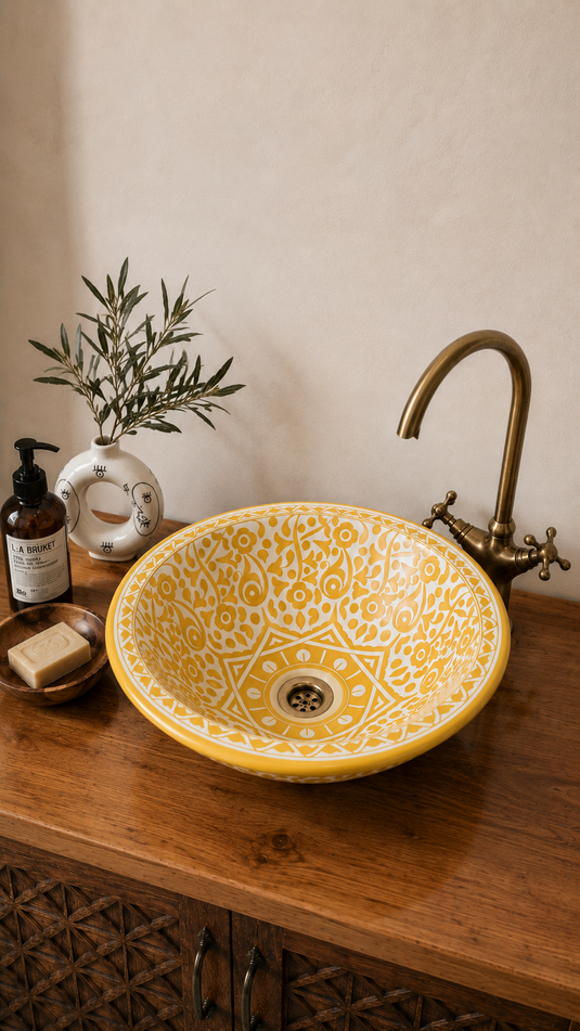 Green Moroccan Sink for Bathroom & kichen