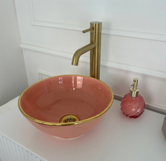 Moroccan 14K GOLD Uni Color Black Sink
