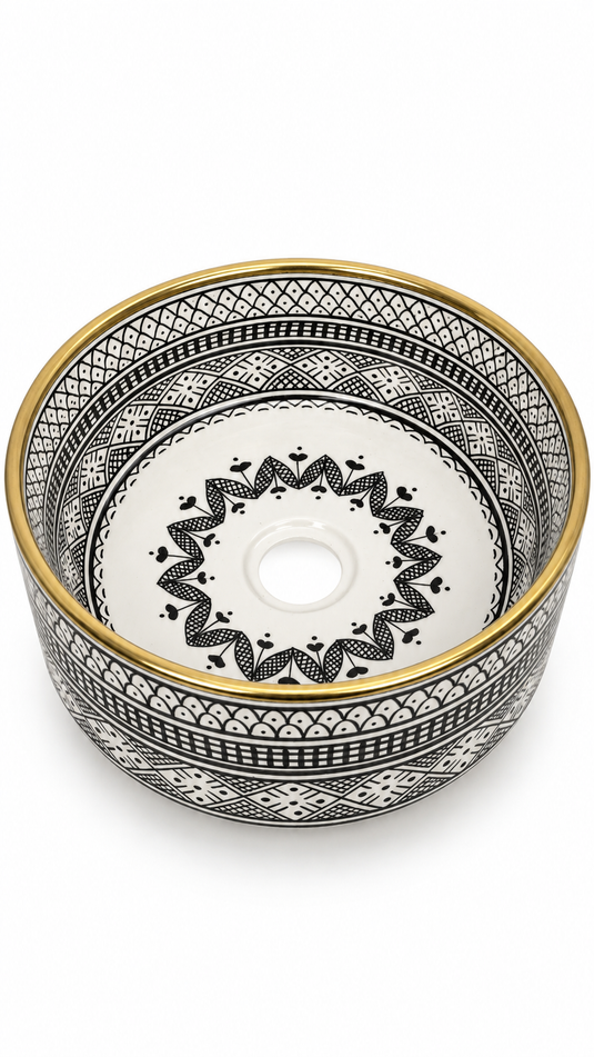 Moroccan Sink Gold 14k