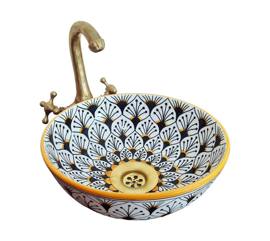 Bathroom & Kitchen Round Washbasin MoroccanSink