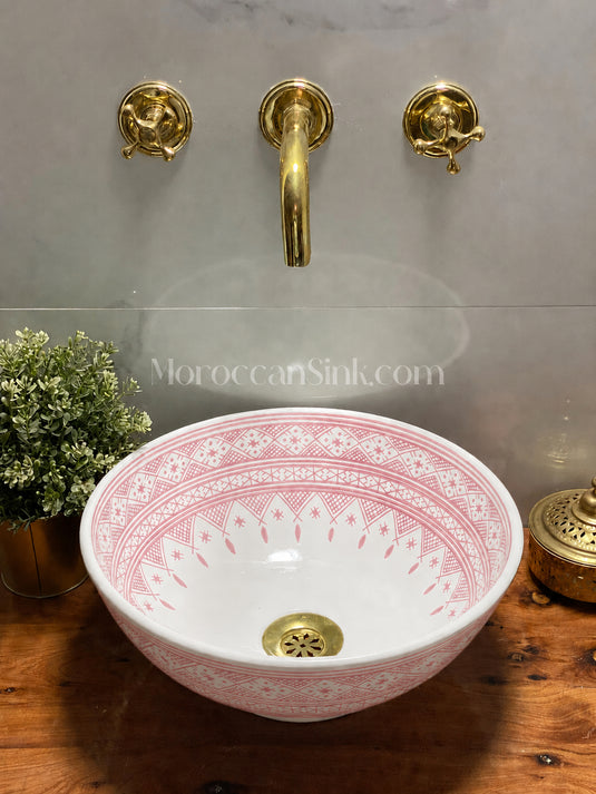 Bathroom Vessel Sink Moroccan Style