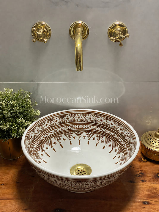 Bathroom Vessel Sink Moroccan Style