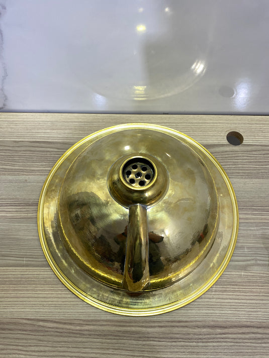 round sink , Hand engraved brass Moroccan sink hammered , Marrakech decor style vintage brass Sink, arabic bathroom , handmade pattern