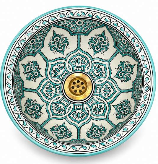 Luxury Minimalist Moroccan Pottery Basin