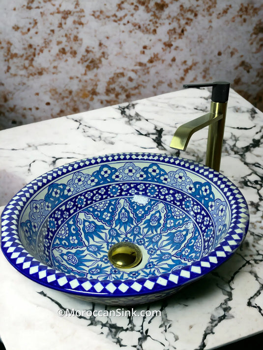 Majestic Moroccan Elegance Wash Basin - Moroccan Sink