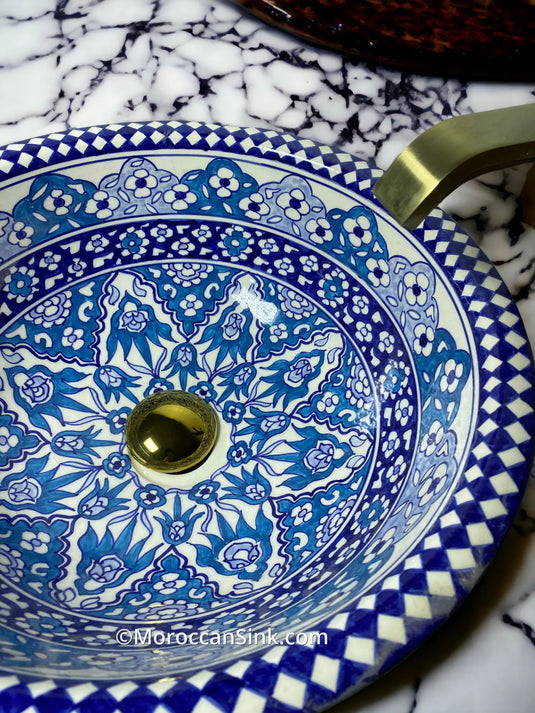 Majestic Moroccan Elegance Wash Basin - Moroccan Sink