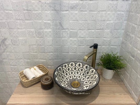 Moroccan Artisanal Bathroom Sink - Moroccan Sink