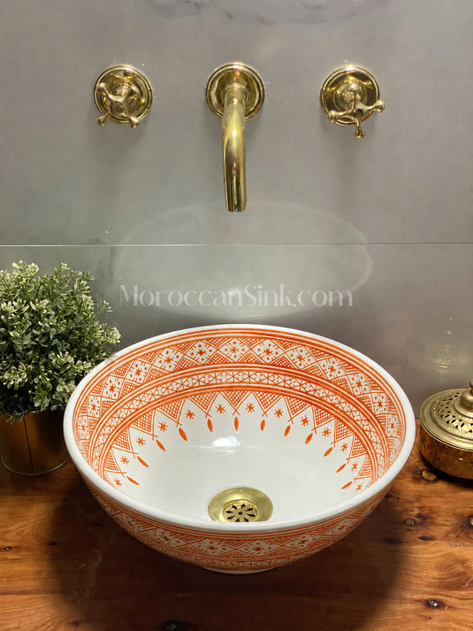 Bathroom Vessel Sink Moroccan Style