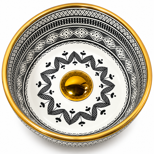 Moroccan Artisanal Farmhouse Basin