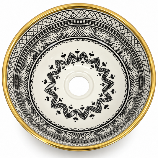 Moroccan Sink Gold 14k