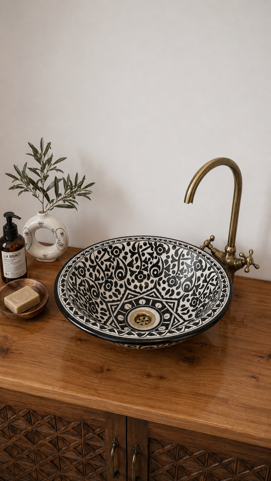 Green Moroccan Sink for Bathroom & kichen