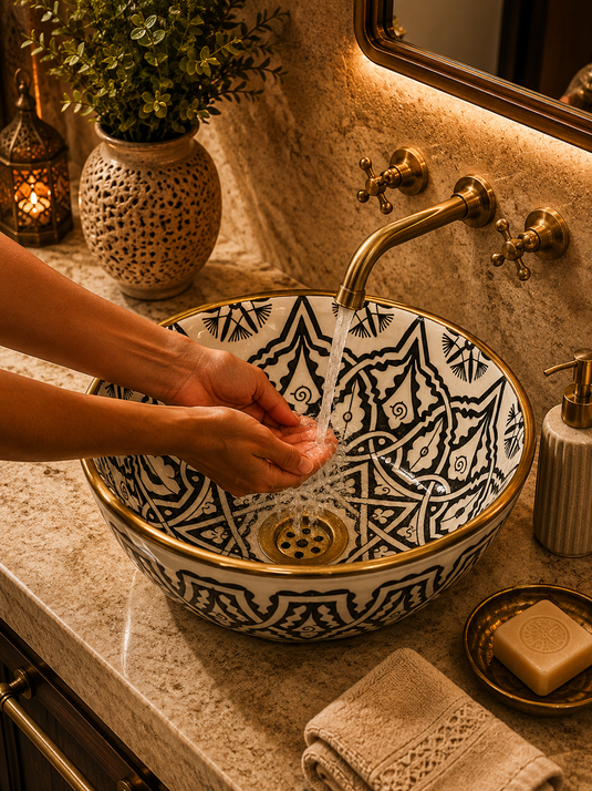 Moroccan Bathroom & Kitchen Sink