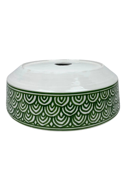 Round Hand Painted Washbasin - Moroccan Sink