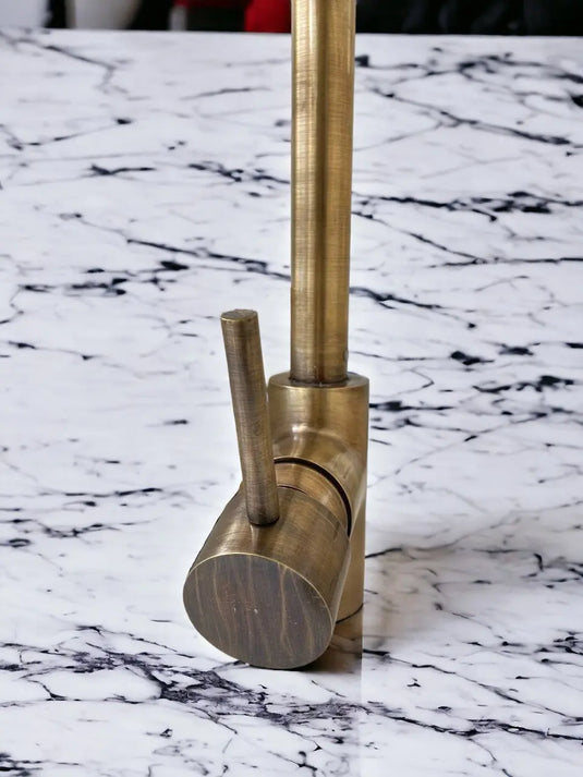 Versatile single-hole unlacquered Brass faucet #04 MoroccanSink