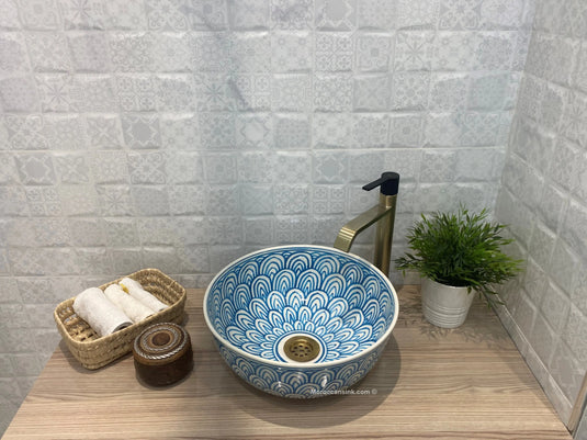 Unique Moroccan Bathroom  Sink - Moroccan Sink