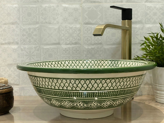 Antique Washbasin Bathroom Ceramic Sink - Moroccan Sink