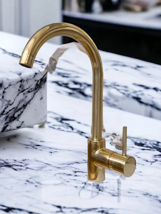 Unlacquered Brass , Mixer Lever Handles, Bathroom and Kitchen Faucet  #03 MoroccanSink